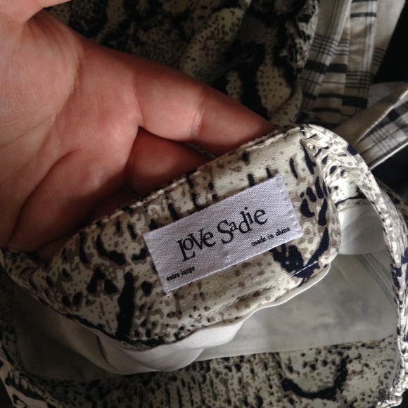 Tobi Love Sadie Western Snake Skin Print Skirt - Picture 4 of 4